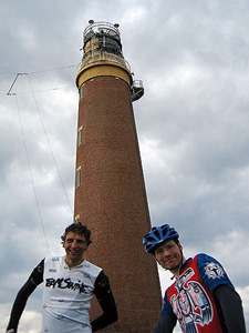 Duncan and Ian at Ness Lighthouse
