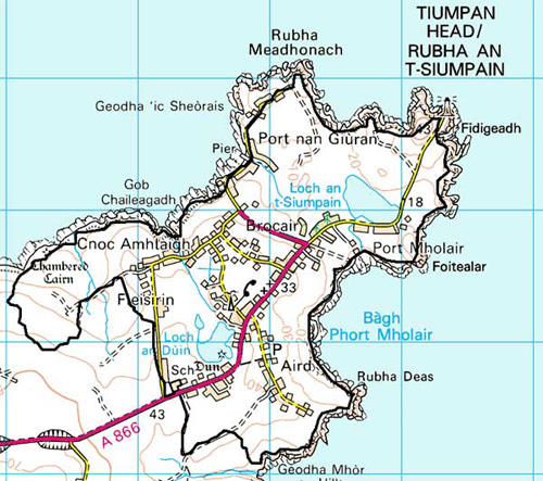 Map of route